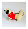 Rare Very Cute Glazed Ceramic Poppy Dog Creamer / Milk Jug