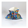Beautiful Vintage Art Trencadis S.L. Barcelona Glazed Ceramic Gaudi Mosaic pattern Cup and Saucer