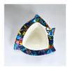 Beautiful Vintage Art Trencadis S.L. Barcelona Glazed Ceramic Gaudi Mosaic pattern Cup and Saucer
