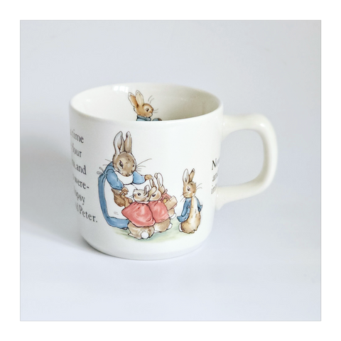 Vintage 1970's Wedgwood of Etruria & Barlaston, Frederick Warne & Co., Beatrix Potter Peter Rabbit Mug / Baby Mug