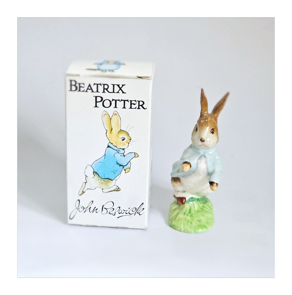 Vintage 1981 Beatrix Potter 'Peter Rabbit' Figurine From John Beswick Collection, Frederick Wayne & Co., Studio Of Royal Doulton