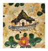 Vintage Hand Made Glazed Ceramic Souvenir Wall Plate Embossed with a Trulli House from Alberobello, Italy