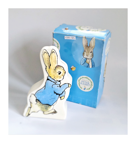 Beatrix Potter 'Peter Rabbit' Running Money Bank / Coin Bank, Frederick Wayne & Co.