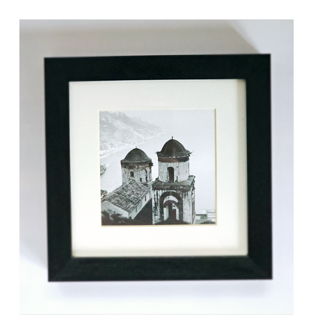 Alan Blaustein's Black and White Photo Print Beautifully Framed in Contemporary Style - The Italian Collection (1 of 8) - Campania iii - Ravello Vista