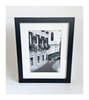Alan Blaustein's Black and White Photo Print Beautifully Framed in Contemporary Style - The Italian Collection (1 of 8) - Ponti Di Venezia II