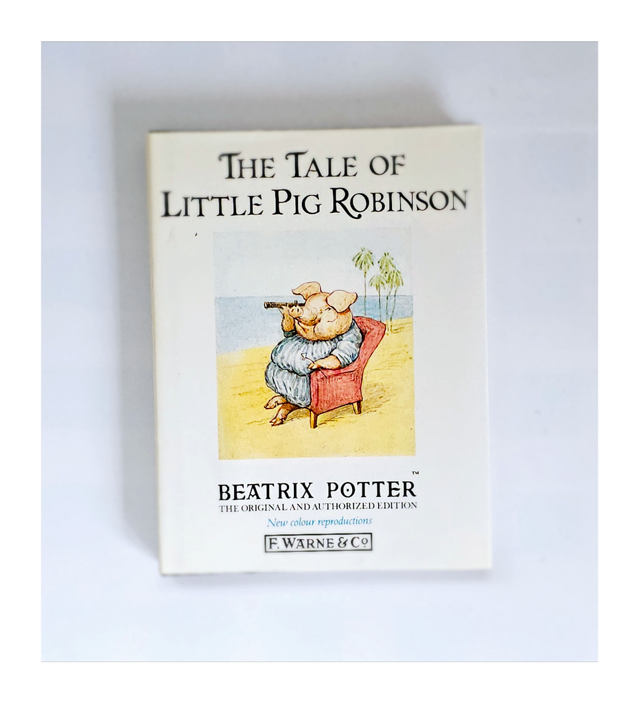 Vintage 1988 Beatrix Potter 'The Tale Of Little Pig Robinson', Frederick Wayne & Co.