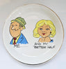 A pair of Vintage small plates/Pin Dishes - Prince William Warranted 22 Carat Gold Made in England