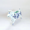 Vintage Dutch Delft Blue Hand Painted Ceramic DBL Holland Cow Creamer