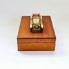 Rare Vintage Lesney 1928 Mercedes Benz Model Car Mounted on Wooden Cigarette Box