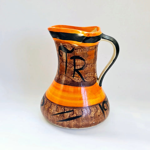 Copy of Art Deco Myott, Son & Co hand painted ceramic Jug