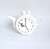 Novelty Ceramic Tea Time Clock Face Teapot