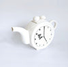 Novelty Ceramic Tea Time Clock Face Teapot