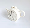Novelty Ceramic Tea Time Clock Face Teapot