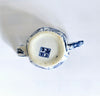 Vintage Chinese Ceramic Hand Painted Blue and White Miniature Teapot