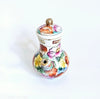 Vintage Decorative Chinese Ceramic Hand Painted Floral Mini Teapot