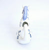 Vintage 1980's Franklin Mint Country Friends by Hallie Greer Ceramic Horse Creamer / Milk Jug in Delft Blue and White Style
