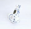 Vintage 1980's Franklin Mint Country Friends by Hallie Greer Ceramic Goat Creamer / Milk Jug in Delft Blue and White Style