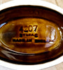 Vintage 1950's Hand Painted Glazed Brown SylvaC Sycamore Leaf posy Vase / Planter series 4207