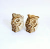 Charming Ceramic Earthenware Novelty Owl Salt and Pepper Shaker / Figurine