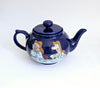 Vintage 1980's Tetley Tea Folk Teapot Made by Wade Ceramics, Featuring Gaffer and Sydney