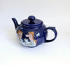 Vintage 1980's Tetley Tea Folk Teapot Made by Wade Ceramics, Featuring Gaffer and Sydney