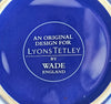 Vintage 1980's Tetley Tea Folk Teapot Made by Wade Ceramics, Featuring Gaffer and Sydney