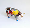 Rare Vintage "Babe in Toyland" #7317 Cow Figurine from London Cow Parade, 2002, Designed by the Artist, Candida Bayer