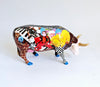 Rare Vintage "Babe in Toyland" #7317 Cow Figurine from London Cow Parade, 2002, Designed by the Artist, Candida Bayer