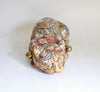 Rare Vintage 1970's Chinese Porcelain Hand-Painted Sleeping Cat Figurine