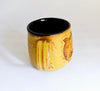 Vintage Set of Four Ceramic Earthenware Hand-Made Pottery Mugs Featuring a 3D Design of an Elephant