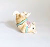 Vintage 1980's Fitz & Floyd Essentials "Kitten Kaboodle" Hand-Painted Ceramic Cat Figurine