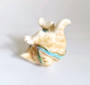 Vintage 1980's Fitz & Floyd Essentials "Kitten Kaboodle" Hand-Painted Ceramic Cat Figurine
