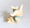 Vintage 1980's Fitz & Floyd Essentials "Kitten Kaboodle" Hand-Painted Ceramic Cat Figurine