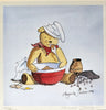 Rare Vintage 1996 Framed Limited Edition Signed and Numbered (40/500) Original Lithograph Print of Disney's Winnie The Pooh and The Honey by Angela Jabor
