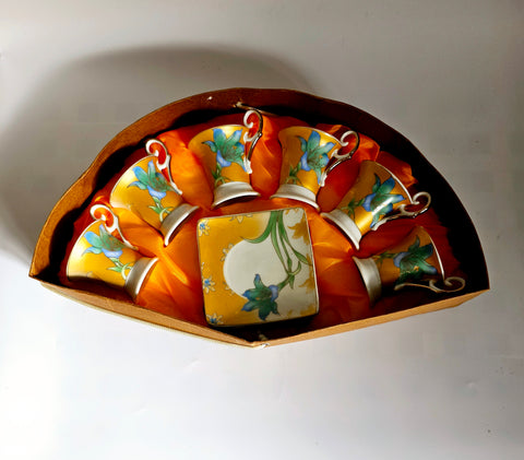 Rare Vintage 1970's Elegant and Stylish Contemporary Design Tea and Coffee set by Nobles Finest Quality, Japan