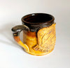 Vintage Ceramic Earthenware 3D Images Pottery Mug from Porthmadog, Wales
