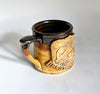 Vintage Ceramic Earthenware 3D Images Pottery Mug from Porthmadog, Wales