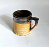 Vintage Ceramic Earthenware 3D Images Pottery Mug from Porthmadog, Wales