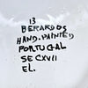 Vintage 17th Century Style Berardos Pottery Hand-Painted Ceramic Earthenware Decorative Plate from Portugal