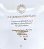 Vintage Limited Edition No 1835 of 2000 The Caverswall China Ltd Co. "Her Majesty Queen Elizabeth, The Queen Mother Commemorative Plate