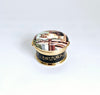 Vintage Falcon China Hand-Crafted Jewellery Box / Trinket Box Featuring a Cat sitting on a Chair