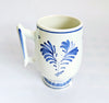 Vintage Hand-Painted Porcelain Delftware Ceramic Mug