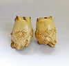 Rare Vintage Hand-Crafted Ceramic Pottery Novelty Owl Salt and Pepper Shaker / Figurine