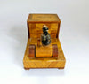 Rare Vintage 1940's Wooden Mechanical Novelty Cigarette Box Dispenser