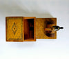 Rare Vintage 1940's Wooden Mechanical Novelty Cigarette Box Dispenser
