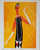 Signed Rare Limited Edition Lithograph Print by Johnathan Hallgrey, Signed and Numbered (20/40), titled "The Queen of Hearts"