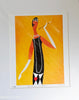 Signed Rare Limited Edition Lithograph Print by Johnathan Hallgrey, Signed and Numbered (20/40), titled "The Queen of Hearts"