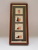 Etched Elegance print of Cat Silhouette with herb pots signed by the artist