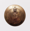 A Charming Bronze Metal Pin Dish with Coloured Raised Patterns