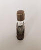 Vintage Mini Perfume Bottle with Stirling Silver Overlay
